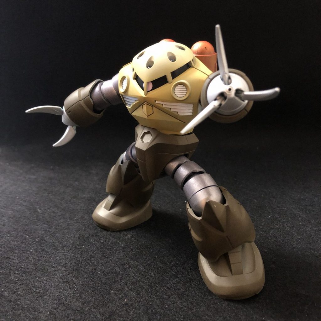 全塗装仕上げです。ガンダムマーカーエアブラシで仕上げ