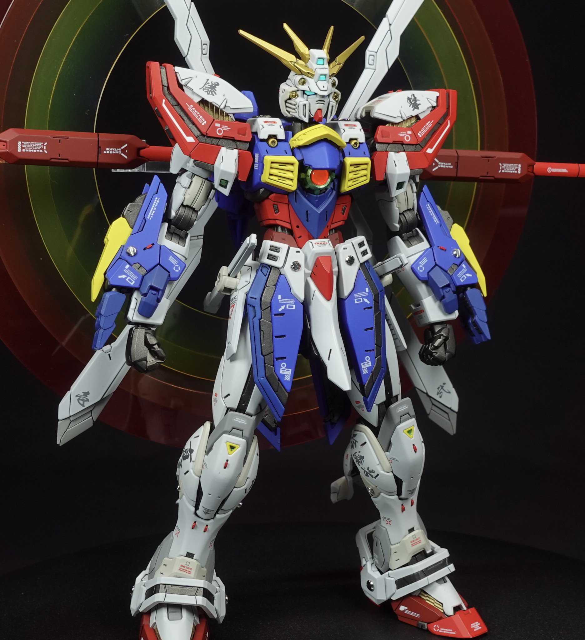 ガンプラ RG ゴッドガンダム 塗装済 完成品 - プラモデル