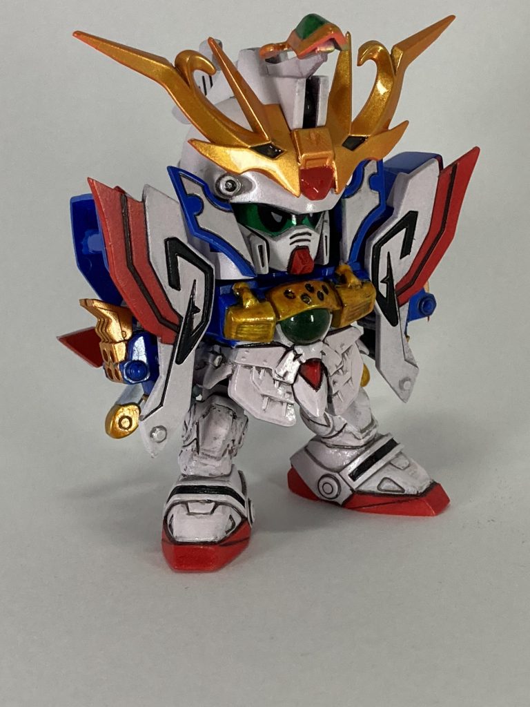 塗装はエアブラシを使い、白部分は赤を下地に吹いて赤みがかった白を目指しました。爆熱なので♨️