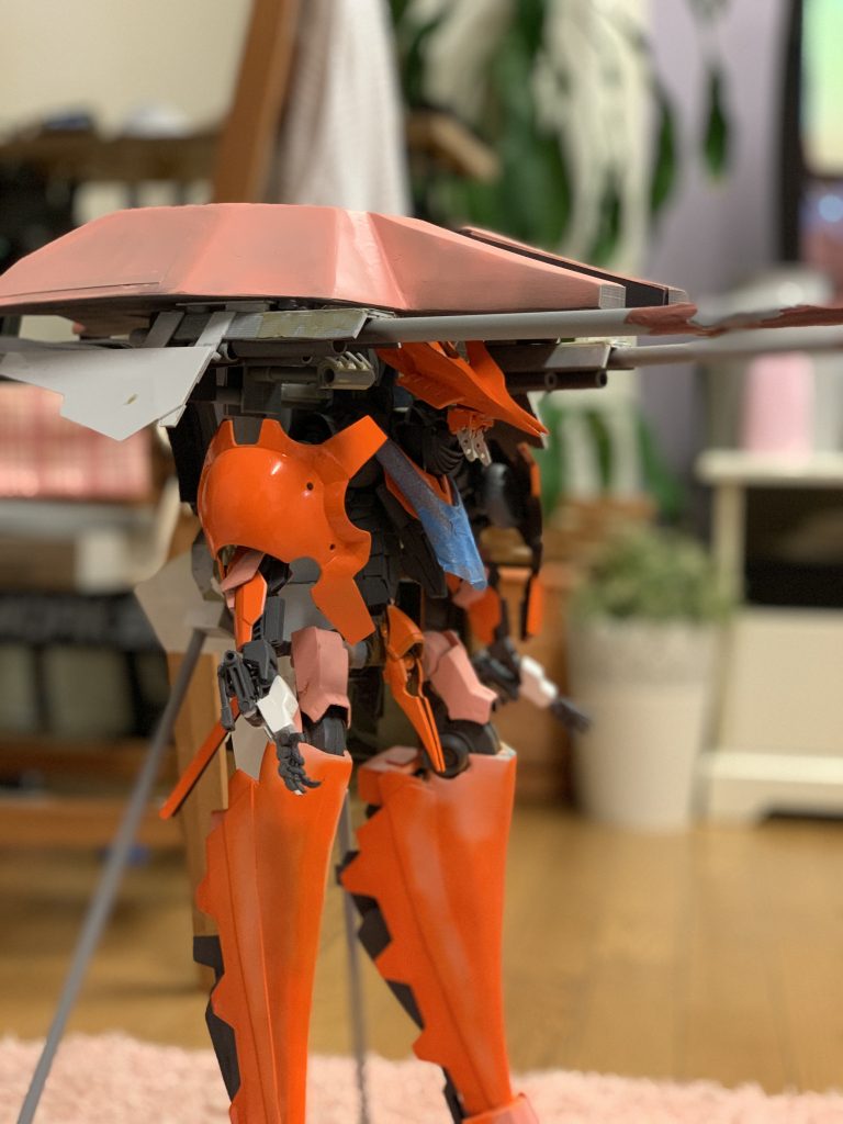 横方向からの砲撃形態