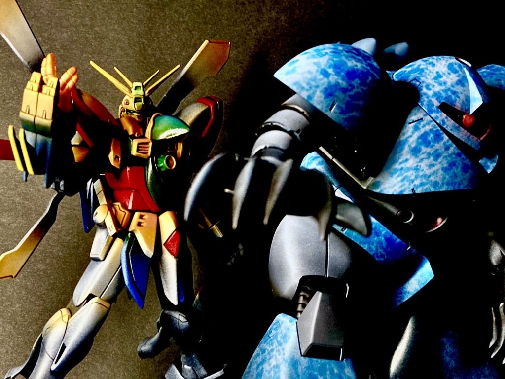 昨日のゴッグと撮ると対戦カードっぽくなりました。Gの名にふさわしいのはどちらだ!?