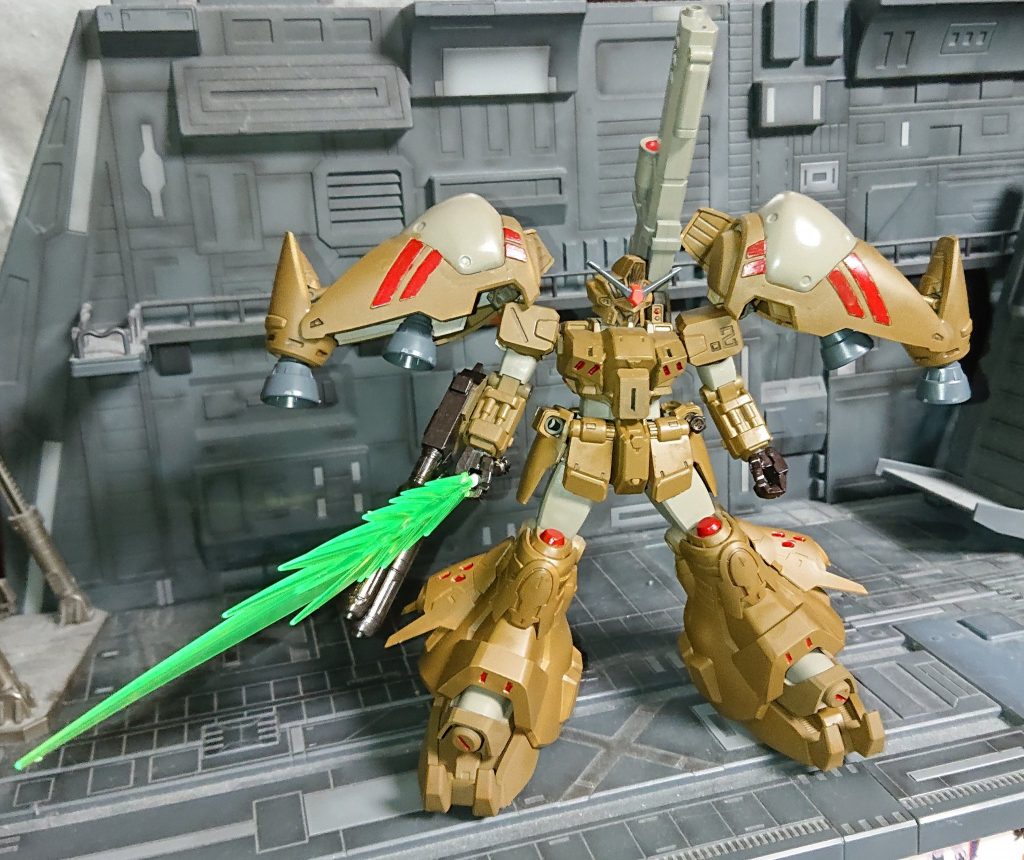 ビームソード（劇中でダイヤル最大ビームサーベルあったのでMGガンダムXのもの流用）