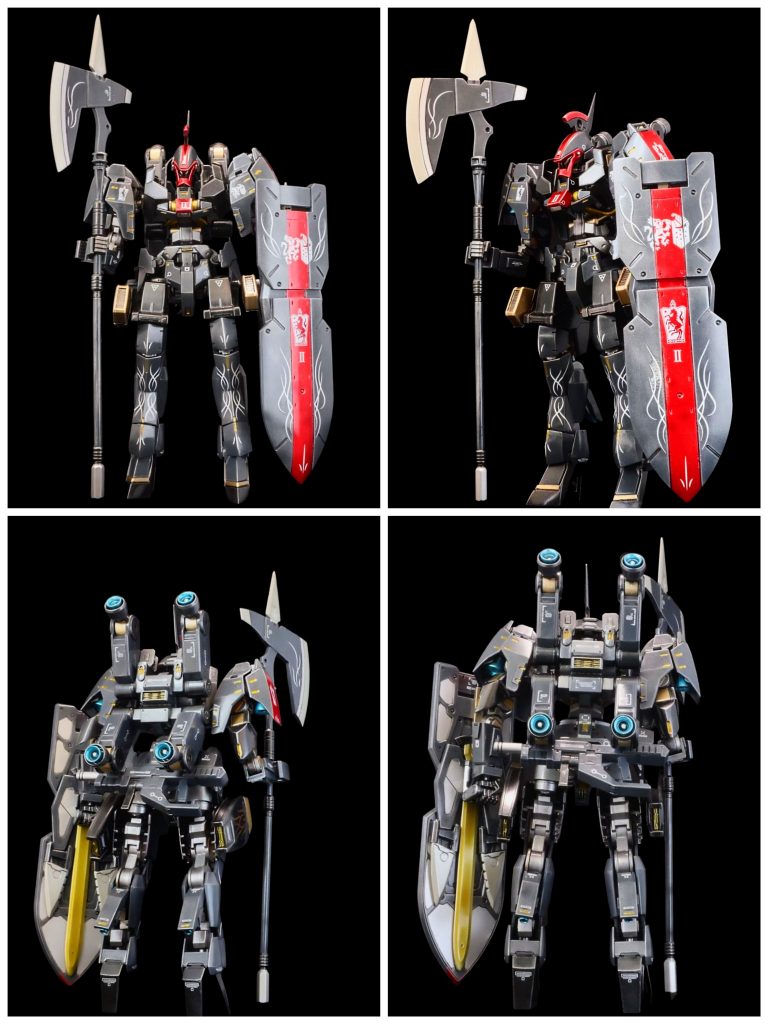 フル装備を各アングルから。