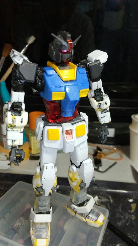 腕は、制作過程で5㎜延長