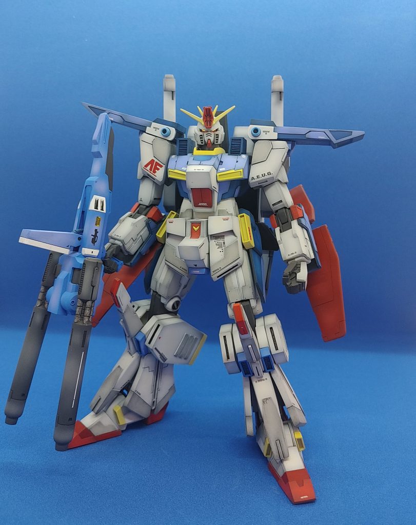 ライフルを持たせてみました