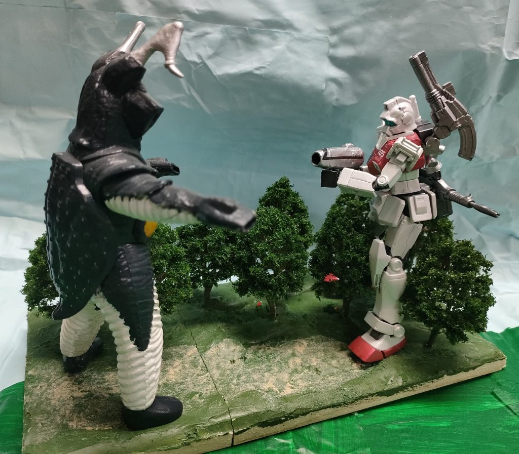 急遽の即席ジオラマ