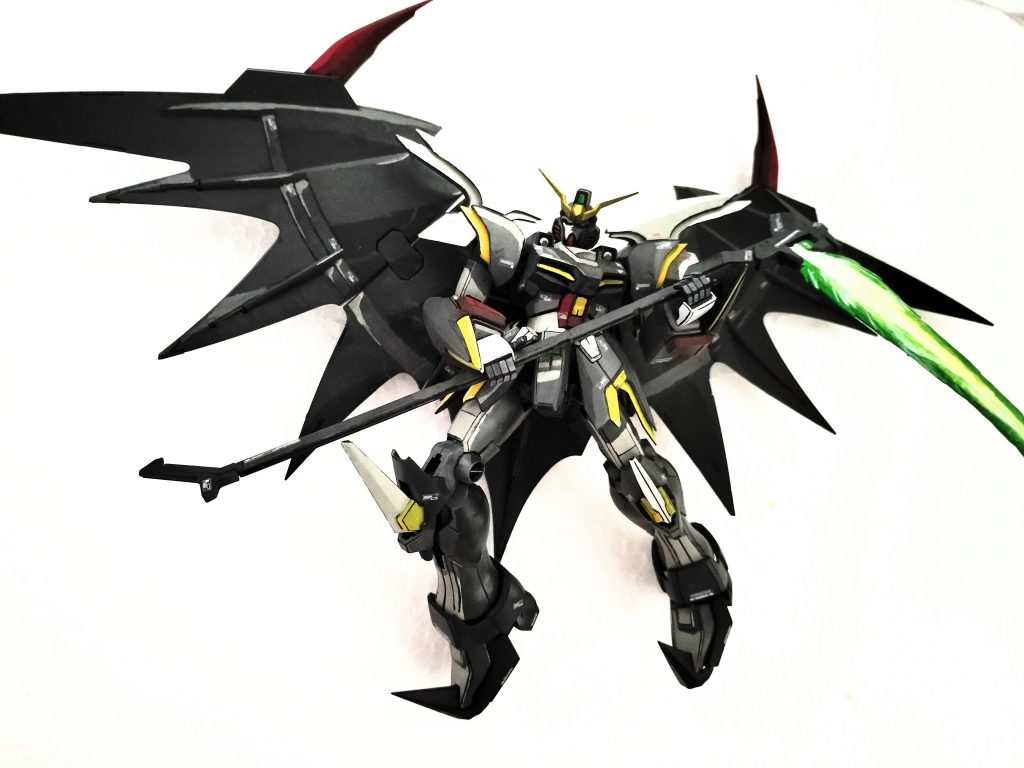 Ｗ型のプラモは細かい部品が多いのでポーズ決めるのもむずかしいｗ