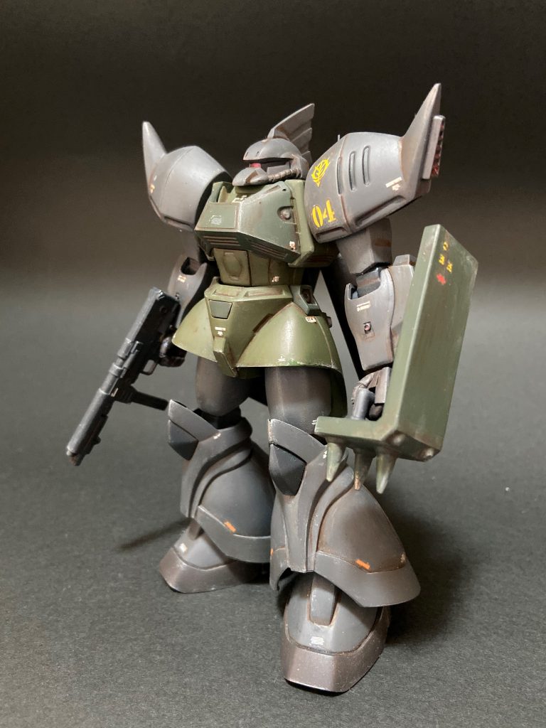 ２機目です。シーマ艦隊のＭＳもつぎはぎになっているものがあったりしてちょっと形状の異なる機体がいたら面白いなぁと思って作りました。