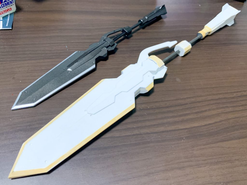 最初は本当に真っ白でした。