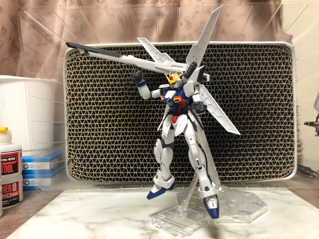 MG 1/100 GX-9900　ガンダムX–4枚目/制作者：kiyo