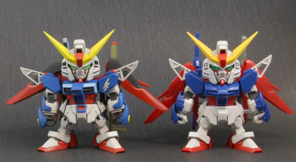 キット素組との比較(正面)