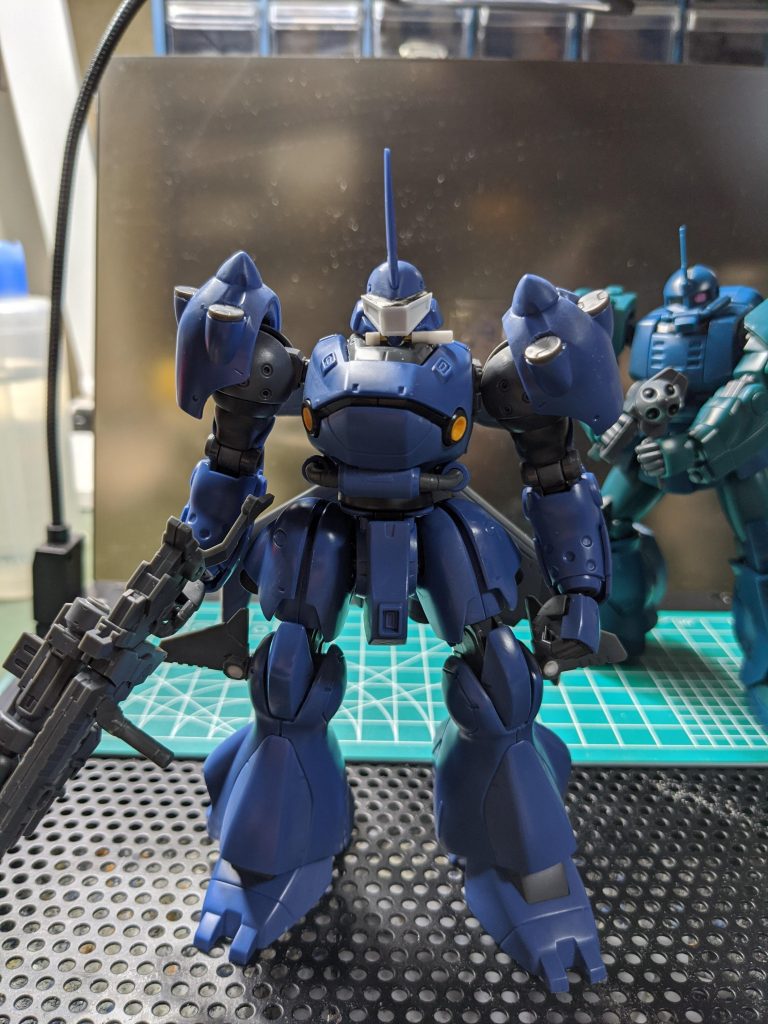 肩部の3つのスラスターがザク・マリンタイプに見えたことから作成がスタートしました!