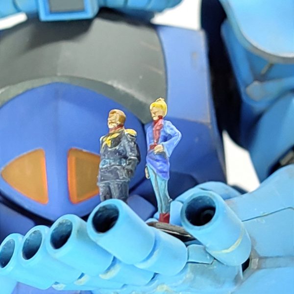 MS-07 グフ ver.2.0 とラルさんハモンさん