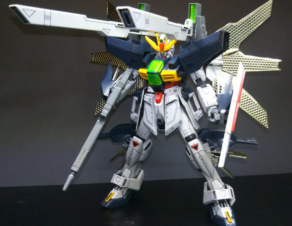 旧HG ガンダムDX–4枚目/制作者:茅薙計都(@keito_kayanagi)