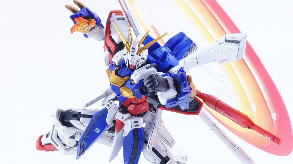 爆発ゴッドフィンガー。劇中のポーズも余裕でとれます。