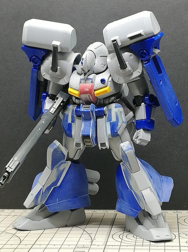 ふんどしやらスネやらのボリュームを増したり減らしたりしてあーでもないこーでもないが概ね終わった頃。