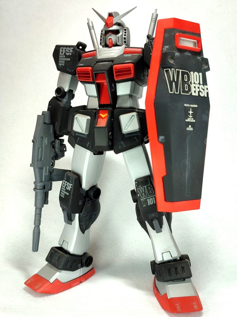 シールドを持ったところ