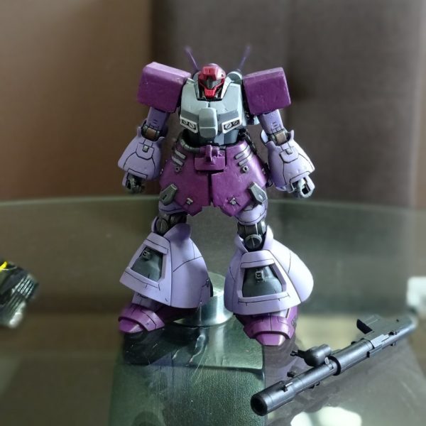 AMX 009G DOM3 MODIFICATION TYPE: custom decals, custom color scheme, custom detailsKITS USED: HG 1/144 Dreissen   （2枚目）