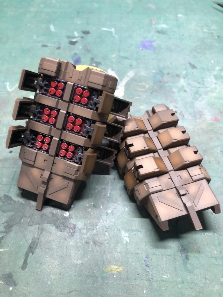 ミサイルの塗分けがうまくごまかせた