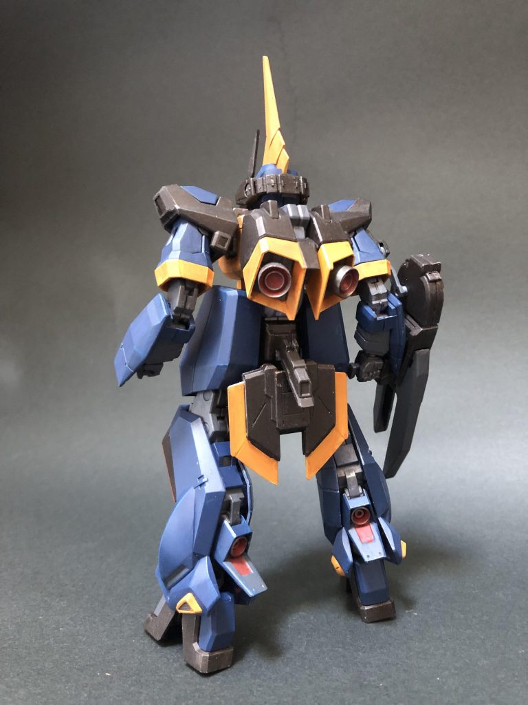 ティターンズ系のブルーって、機体によって似合う風合いが違うのが楽しいですよね。筆塗り　全塗装ガンプラ　2022 その69