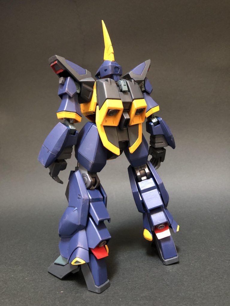 ちょっと現代風で、他のＺガンダムのキットと並べると仲間外れ感がありますけど、それでもやっぱり大好きです。筆塗り　全塗装ガンプラ　2022 その70