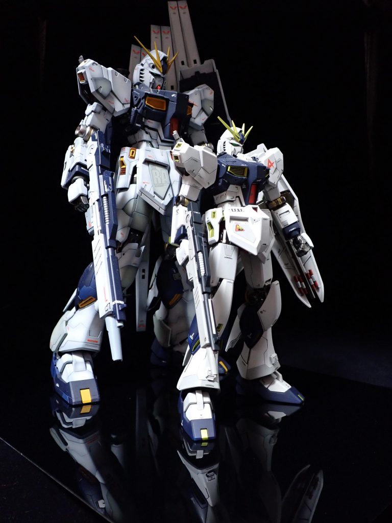 最後に、以前作ったMGと一緒に(≧▽≦)