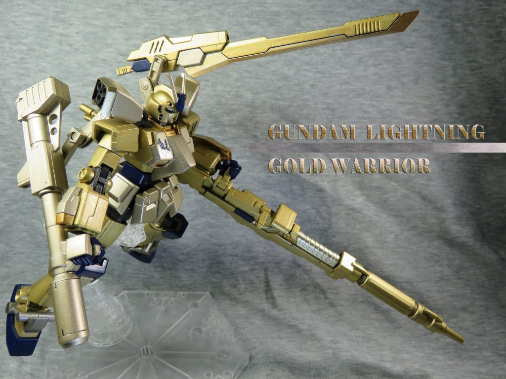 4種類のゴールドとチタンシルバーで塗装してます