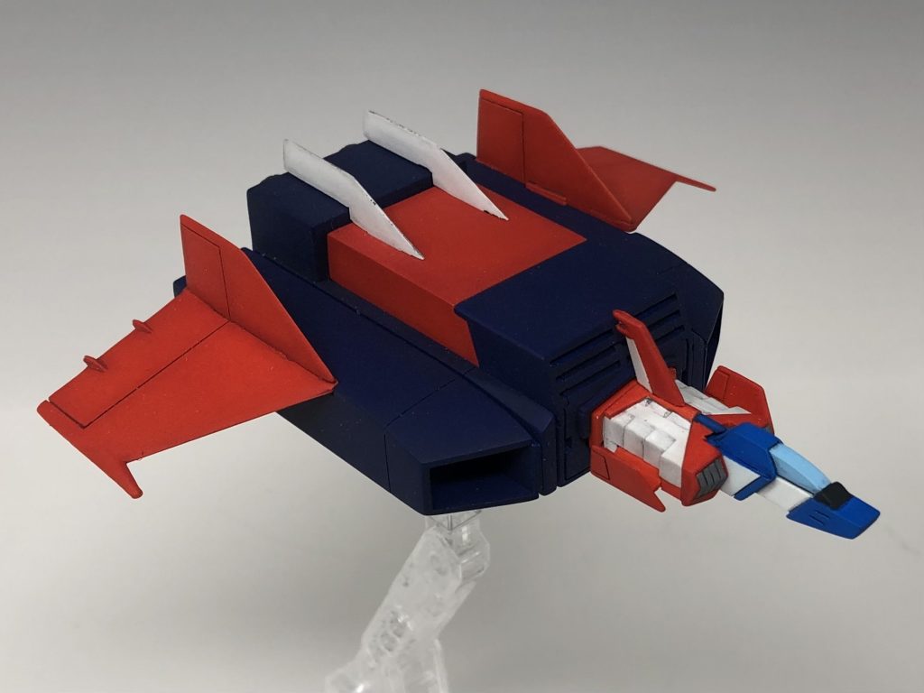 Gスカイイージー形態です。Gスカイ形態と同様にコアファイターとの接続方法を変更してます。