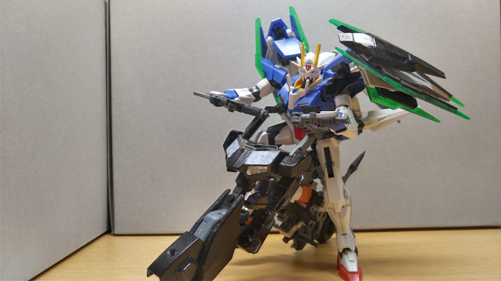 搭乗例ダブルオーライザークアンタはトランザム使えるのでその能力が反映されてバイクもトランザム可能的なイメージ