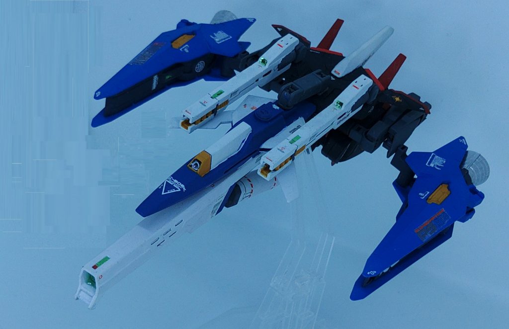 韋駄天ストライカーオオトリとエールストライカーをベースに機動力と射撃能力を向上させたもので、単独飛行も可能その際はドラグーンの様に遠隔操作も可能。名前の韋駄天はその高い機動力が名前の由来となっている。