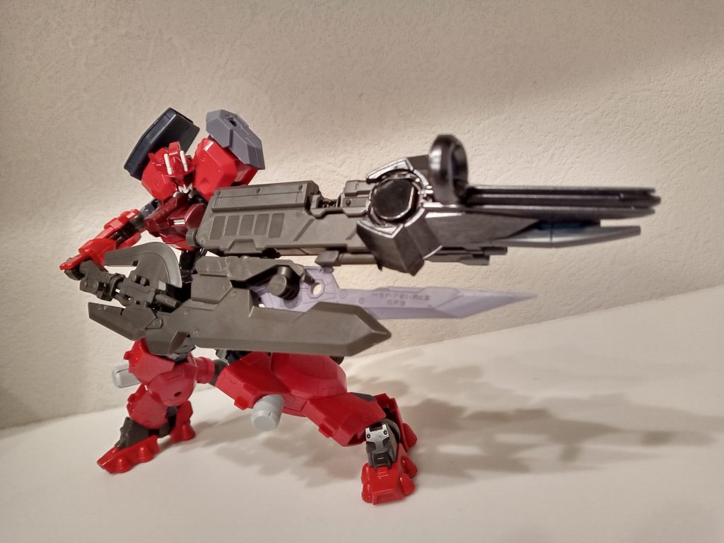 セブンスシンズ・ガンモード7つの武装を1つに集約した武装3つのモードを備える