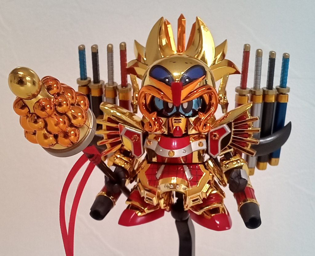 ガンダムの瞳以外はシールを使わずに塗装仕上げで└⁠(⁠ ⁠＾⁠ω⁠＾⁠)⁠」