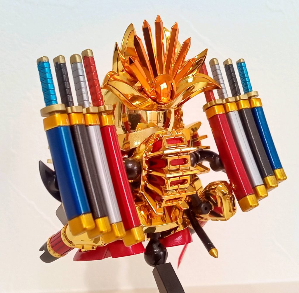 剣も鞘も全て塗装して