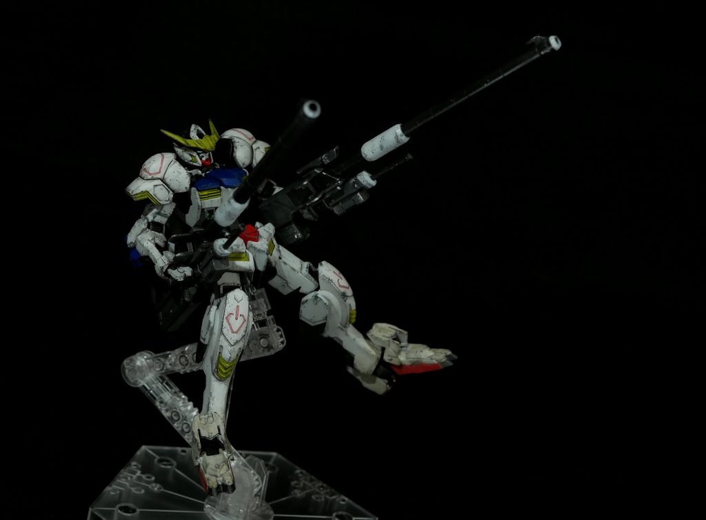 いずれグシオンRFも作りたいので滑腔砲は2つ作っておきました。 おかげで穴空け塗り直しの手間も2倍!それではご覧いただきありがとうございました!