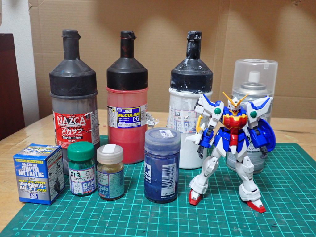 今回使用した塗料です。