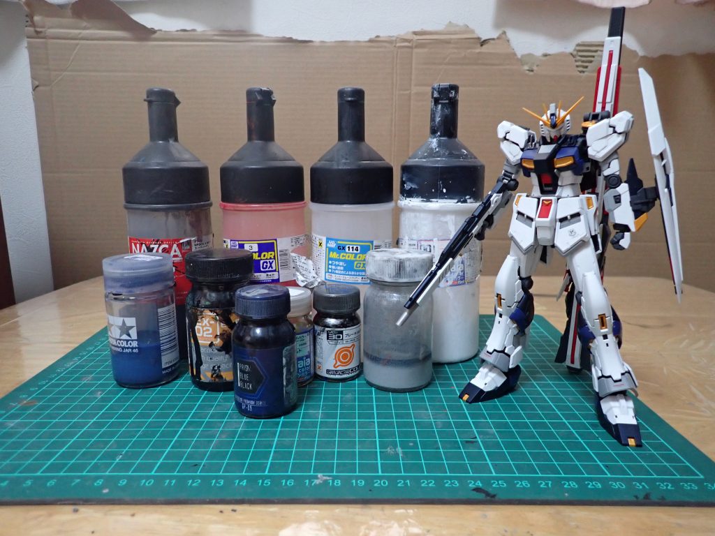 使用した塗料です。