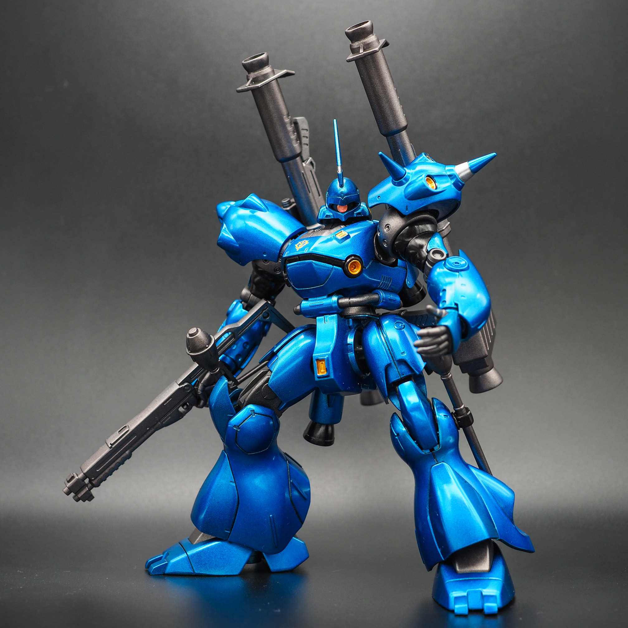 大得価即納HGUC 1/144 ケンプファー　塗装済完成品　ウェザリング　機動戦士ガンダム　ポケットの中の戦争 完成品