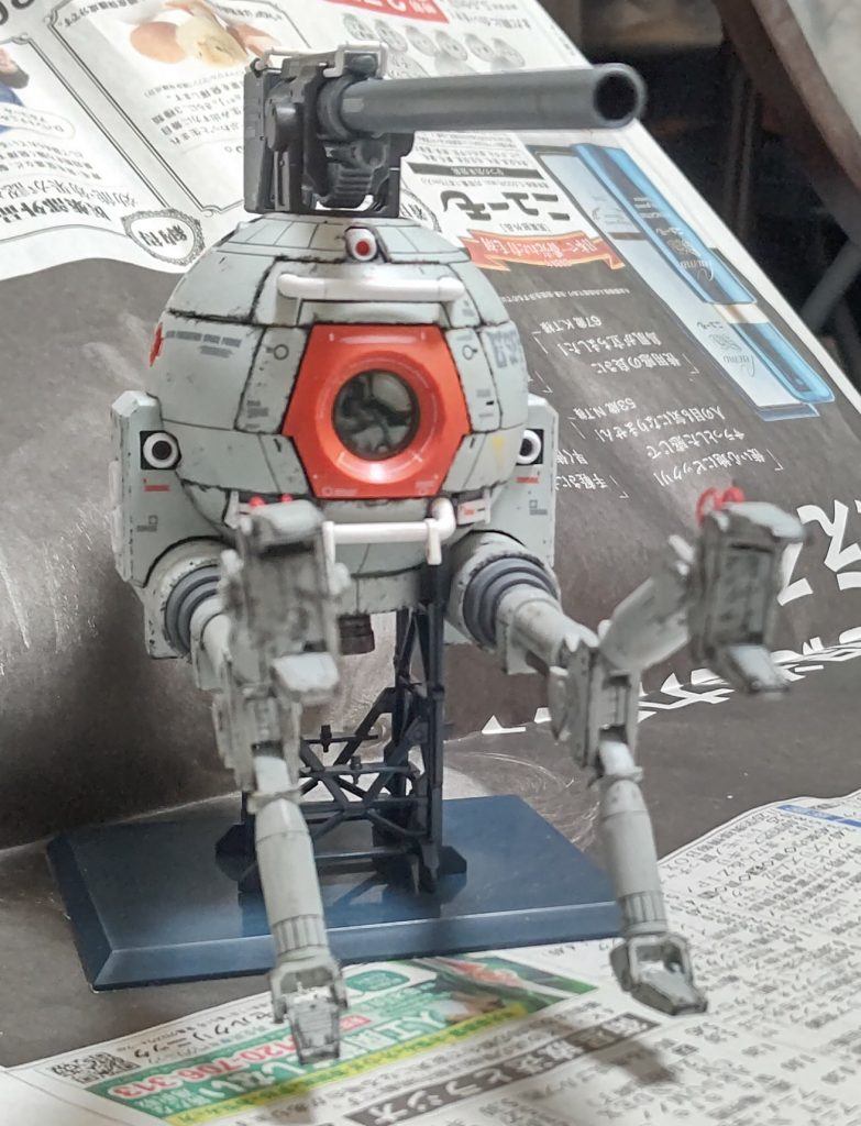 オッゴも作っていっしょに並べたい。白いパーツはその時にでもなおせたらいいなあ。