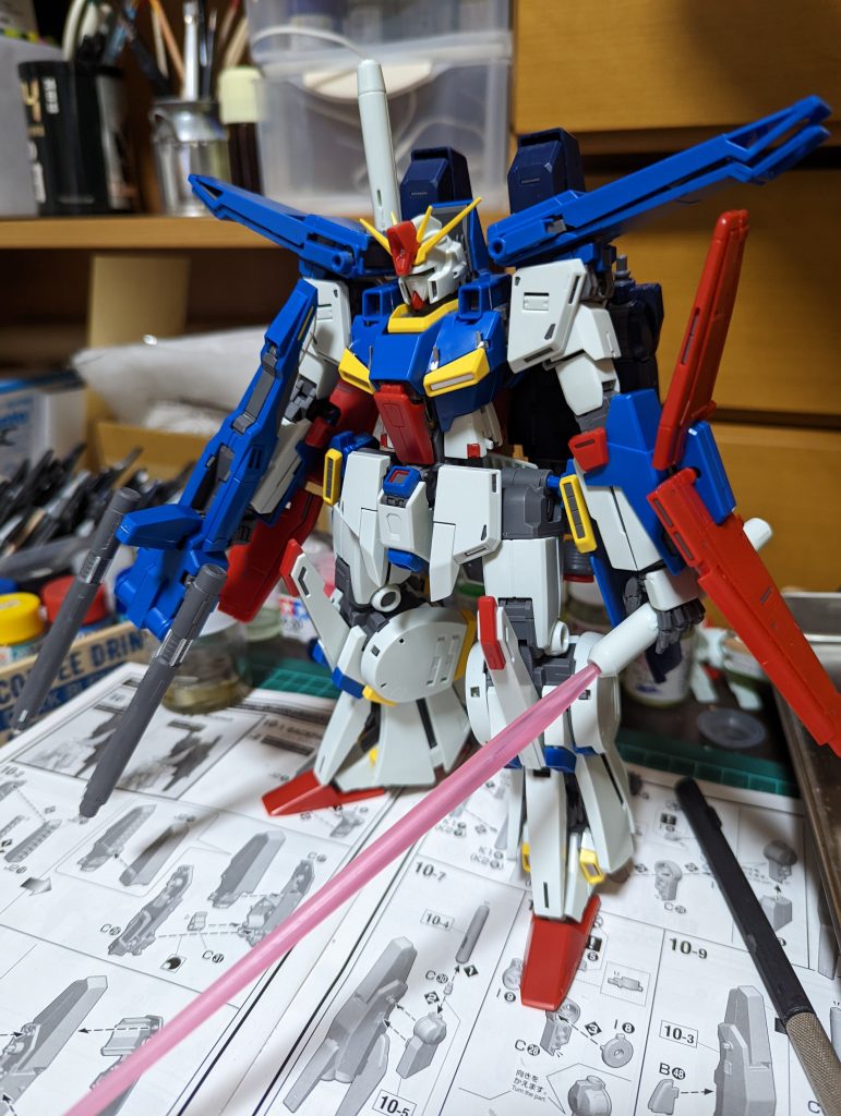 仮組み。ランナーを消化した達成感でしばらく放置となる