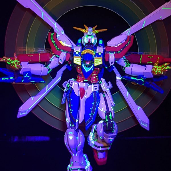 RGゴッドガンダム メカニカルライティング仕様(蛍光)