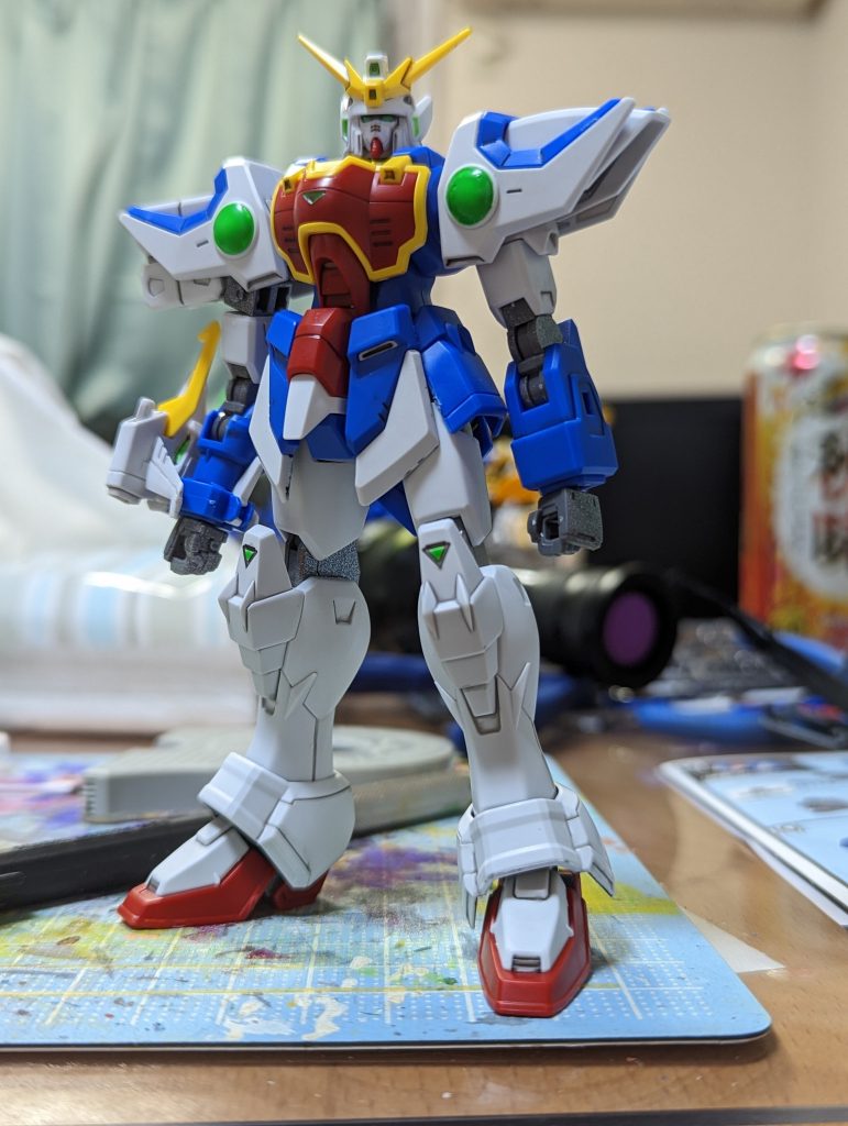 だいたい組み上がったところ。ここからデカール貼りなどやっていきました