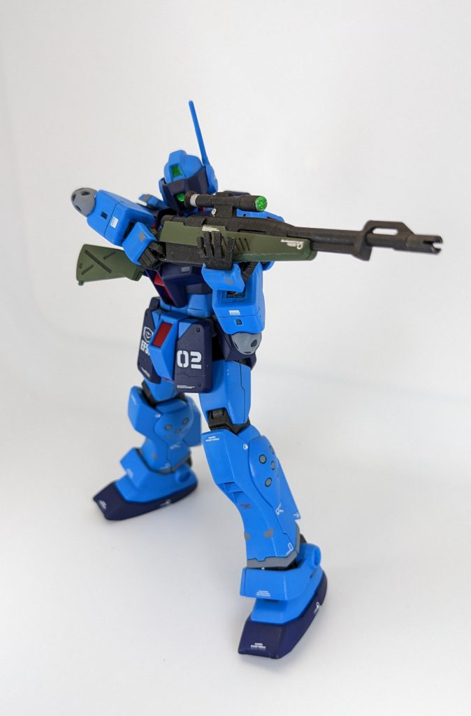 ジムスナイパーⅱ（筆塗り全塗装)–4枚目/制作者：しゃかもと