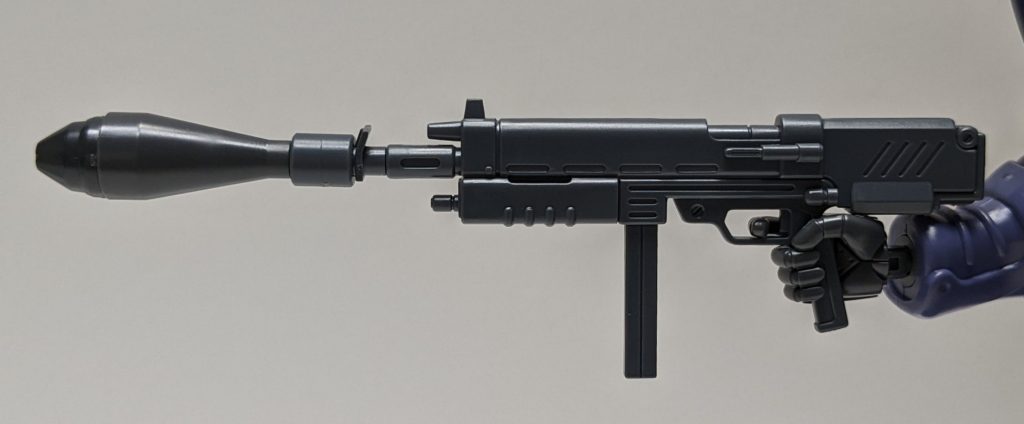 「MMP-80」の銃口がちょうど3mmくらいなので、30MMの筒型ジョイントでつなげられました。毎度こんなんでいいんだろうか…。