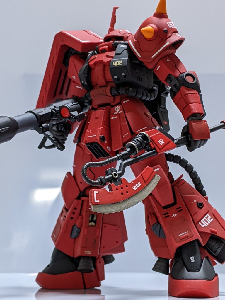 ヒートホークは、MGのヒートホークをちょっと手を加えて持たせてます!