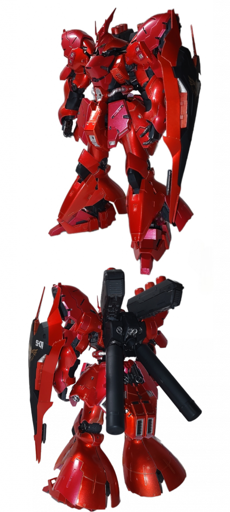 シール貼る前です下地、ゴールドと、シルバーにクリアーレッド トップコート光沢黒い部分はマッドブラックでトップコート艶消しです