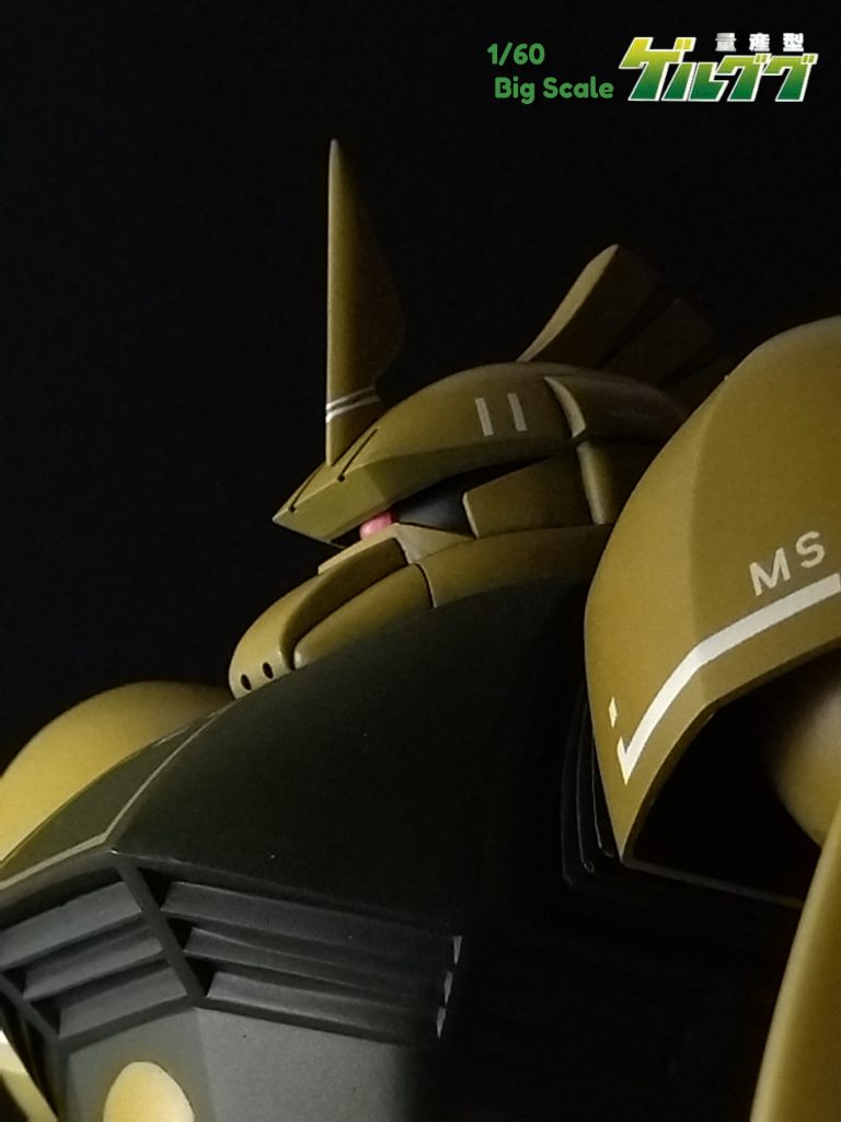 モノアイは、Hアイズをベースに、発光して見えるように筆塗りで塗装しました。