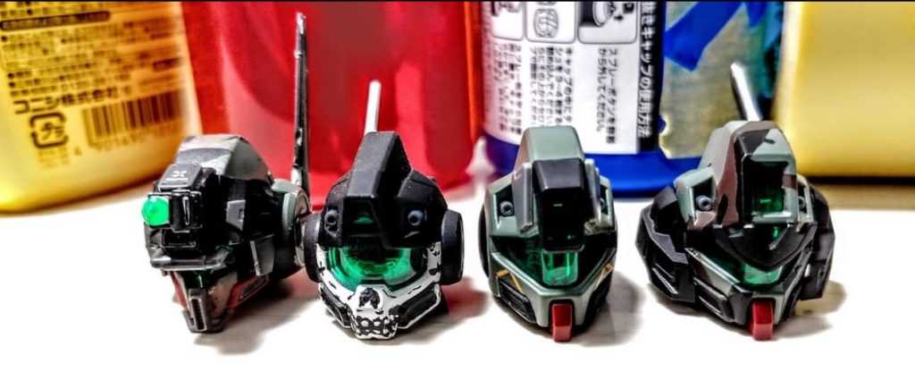 1〜4番まで、それぞれ独特なスタイルですね、ある程度ミリタリーという設定からそれぞれ戦い方や機体のデザイン、汚くてもいいから好きなものを好きなようにカスタムする、ガンダムの後付け設定みたいに自分の世界観を投影できる、ガンプラはそこが面白いですよね!今回は以上になります。モデラーとしての技術が育ってないので汚いところが多々ありますが、どうぞよろしくお願いします。次回はGM-スティンガーを投稿予定です。