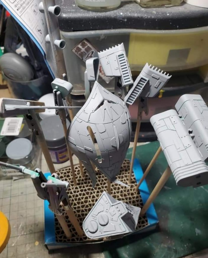 なんちゃってRG……ララア専用モビルアーマー…(エルメス)–3枚目/制作者：マ～房