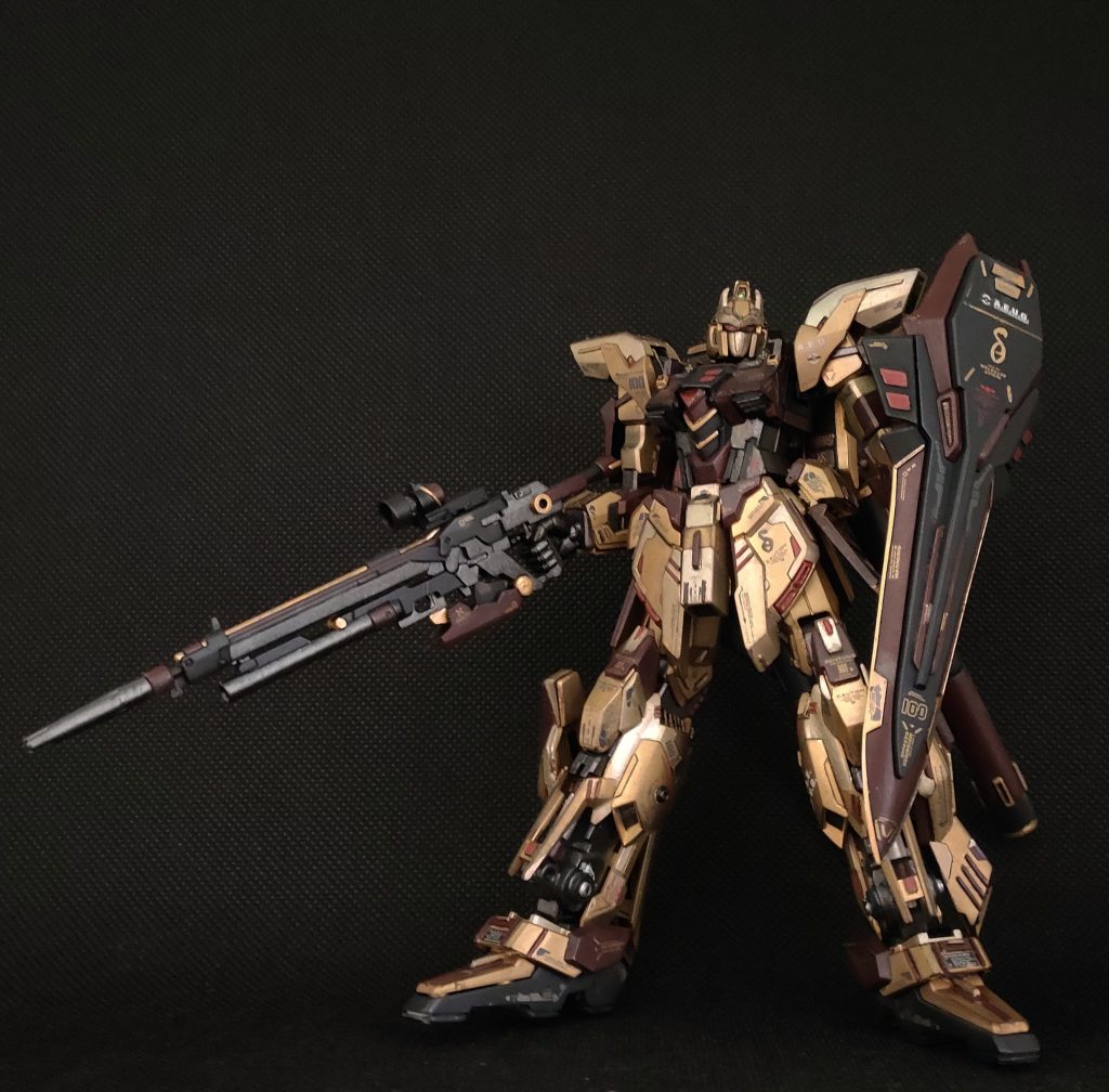 塗装は金をベースに黒と茶で締める感じで。大人っぽい金になったでしょうか・・・