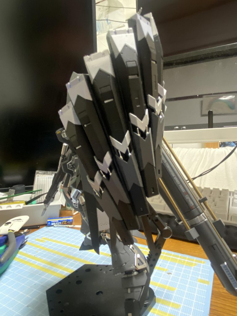 ファンネルのアップ。英語のコメントでもっと見せて!と言われました。そんなに気に入ってもらえるとは嬉しい限りです。